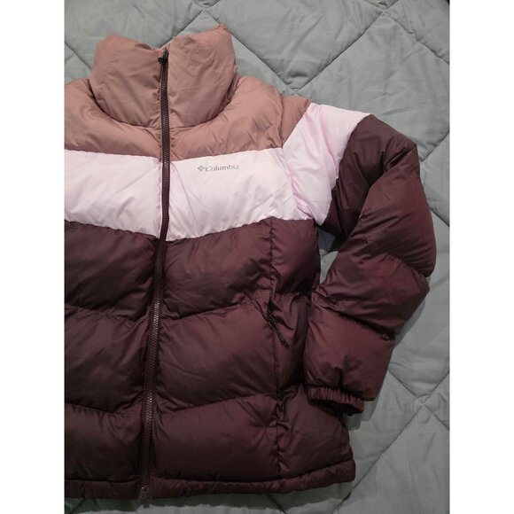 NWOT Columbia Women's Puffect II Colorblock Jacket Tritone Color size Medium - Picture 2 of 6